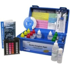 Taylor Technologies - K-2005C Service Complete High Range DPD Pool And Spa Water Test Kit -Professional Pool Care Shop K 2005C Service Complete High Range DPD Pool and Spa Water Test Kit 1
