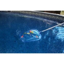 Leslie's - Leaf Skimmer Net With 4' Pole -Professional Pool Care Shop Leaf Skimmer Net with 4 Pole 3