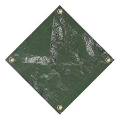 Midwest Canvas - Oval Winter Pool Cover, 12 Year Warranty, Green