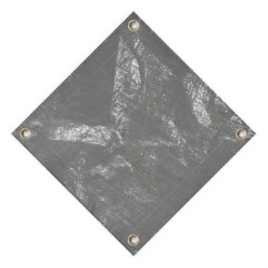 Midwest Canvas - 16' X 25' Oval Winter Pool Cover, 16 Year Warranty, Silver