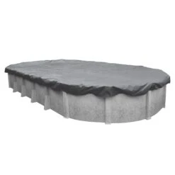 Midwest Canvas - 16' X 25' Oval Winter Pool Cover, 16 Year Warranty, Silver 18 Midwest Canvas - 16' X 25' Oval Winter Pool Cover, 16 Year Warranty, Silver -Professional Pool Care Shop Oval Winter Pool Cover 16 Year Warranty Silver 6