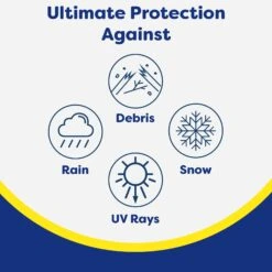 WinterShield 10' X 15' Oval Above Ground Winter Cover, 8-Year Warranty -Professional Pool Care Shop Oval WinterShield Above Ground Winter Pool Cover 8 Year Warranty Blue 29