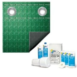 Polar Plus 12-Year 20' X 40' Rectangle Winter Pool Cover With Pool Closing Kit Up To 35,000 Gallons Bundle