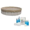 Polar Protector 20-Year 18' Round Winter Pool Cover With Pool Closing Kit Up To 15,000 Gallons Bundle -Professional Pool Care Shop Polar Protector 20 Year 18 Round Winter Pool Cover with Pool Closing Kit up to 15000 Gallons Bundle