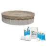 Polar Protector 20-Year 28' Round Winter Pool Cover With Pool Closing Kit Up To 35,000 Gallons Bundle -Professional Pool Care Shop Polar Protector 20 Year 28 Round Winter Pool Cover with Pool Closing Kit up to 35000 Gallons Bundle