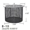 Aladdin Equipment Co - Powder Coated Basket For 43-0507-07 -Professional Pool Care Shop Powder Coated Basket for 43 0507 07