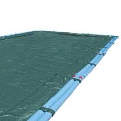 Midwest Canvas - 20' X 44' Rectangle Winter Pool Cover, 12 Year Warranty, Green -Professional Pool Care Shop Rectangle Winter Pool Cover 12 Year Warranty Green 7