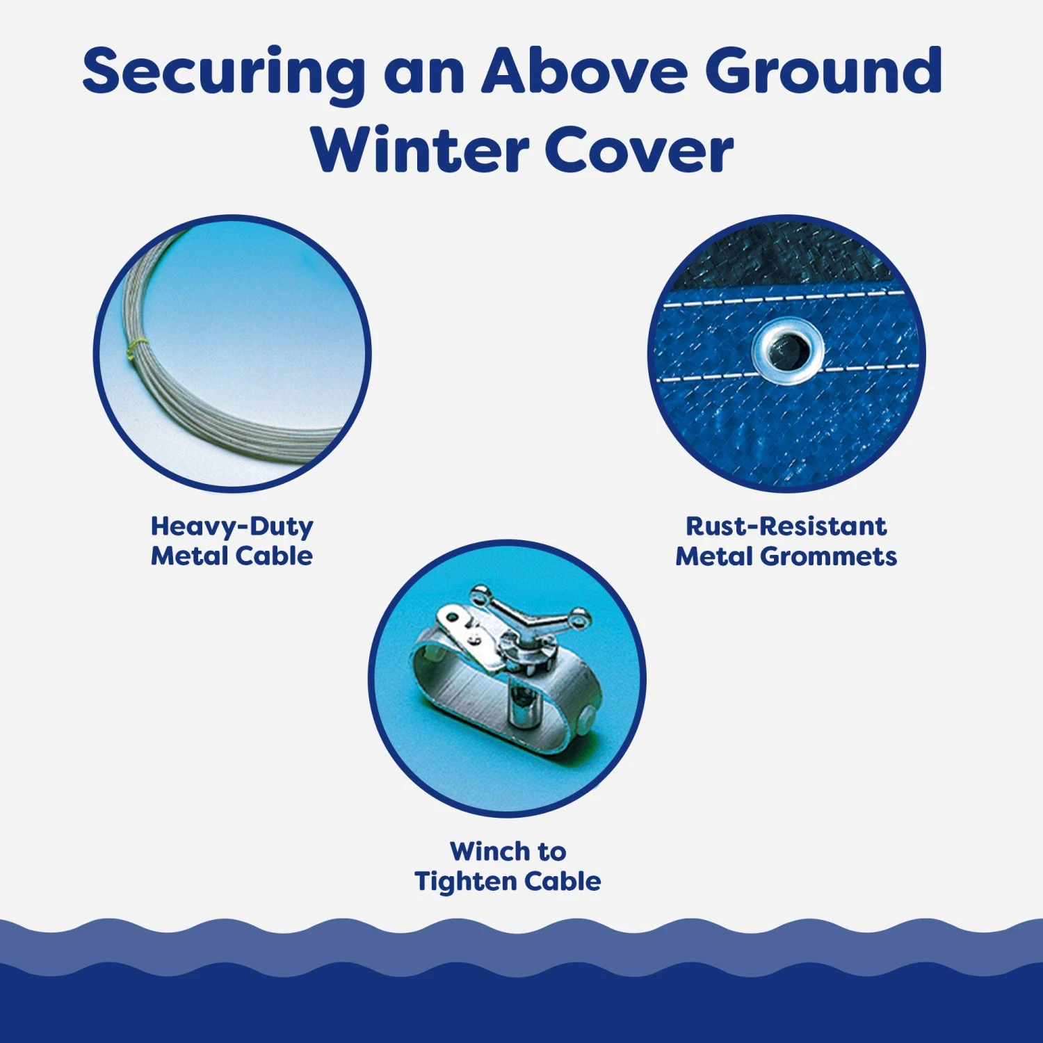 Deluxe 21 Ft Round Above Ground Winter Cover, 12-Year Warranty 7 Deluxe 21 Ft Round Above Ground Winter Cover, 12-Year Warranty - Image 5