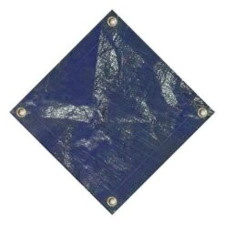 Midwest Canvas - 30' Round Winter Pool Cover, 8 Year Warranty, Blue