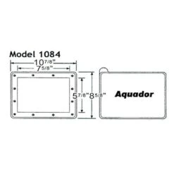 Aquador - Skimmer Faceplate And Lid For Hayward In-Ground Pool Skimmer -Professional Pool Care Shop Skimmer Faceplate and Lid for Hayward In Ground Pool Skimmer 4