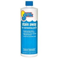 In The Swim - 4 X 1 Qt. -Professional Pool Care Shop Stain Away for Swimming Pools 12