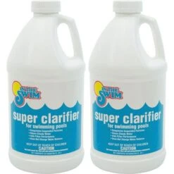 In The Swim - Super Clarifier 2 X 1/2 Gallons -Professional Pool Care Shop Super Clarifier for Swimming Pools 2